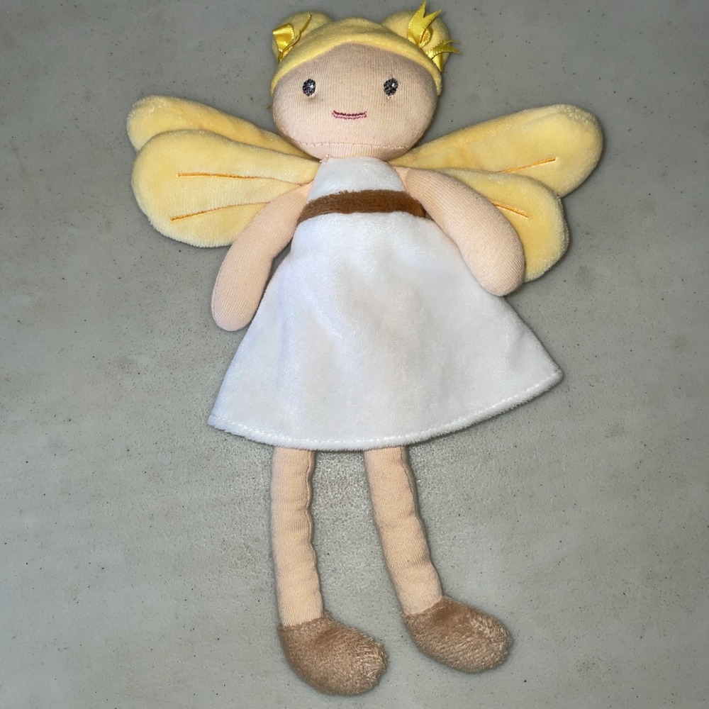 Jolijou Paris Forest Fairy Angel French Doll Aurore Cloth 9” Doll Plush